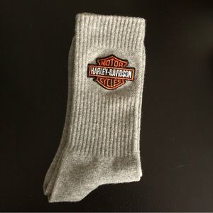 Harley Davidson Gray Socks